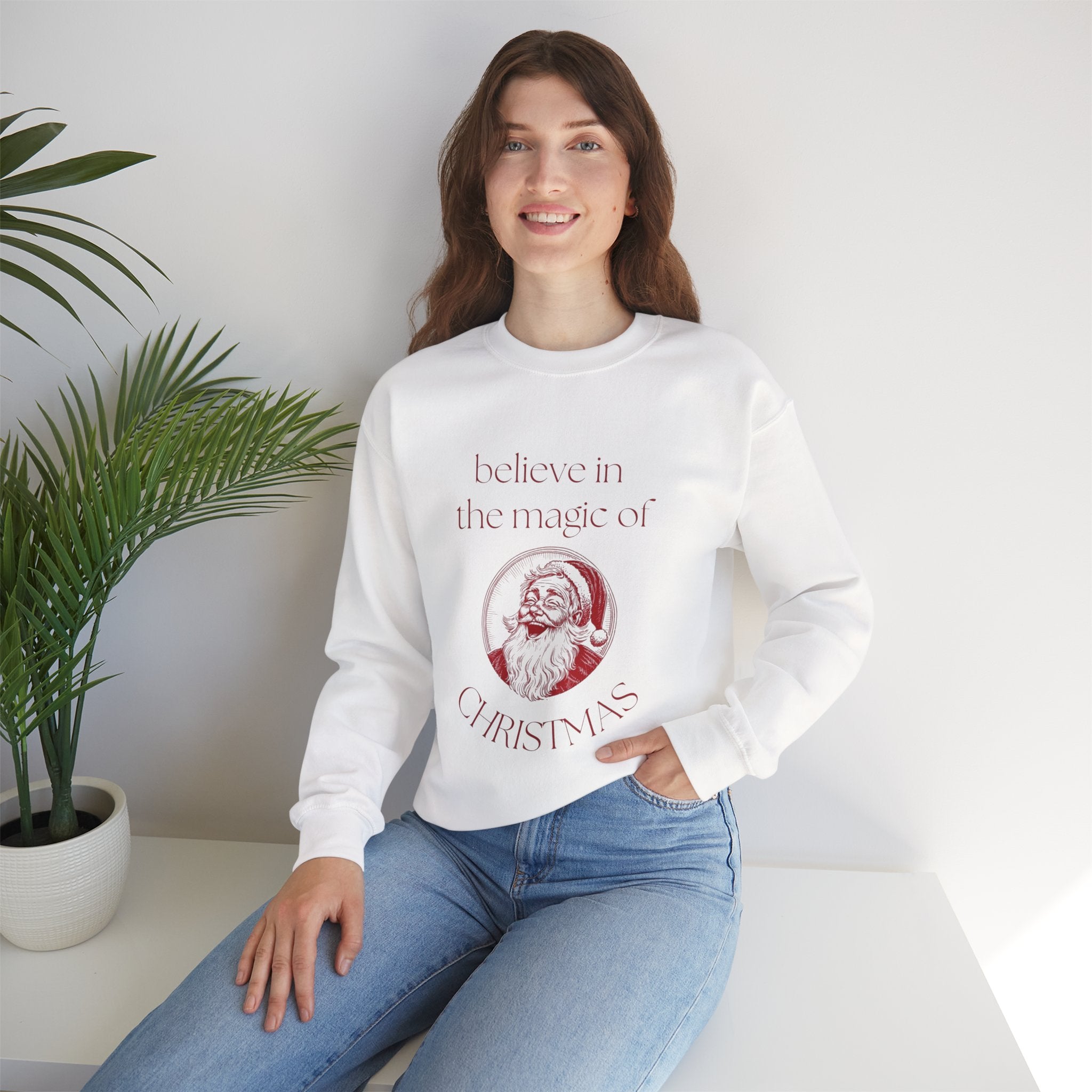 Christmas Magic Crewneck Sweatshirt - Believe in the Holiday Spirit